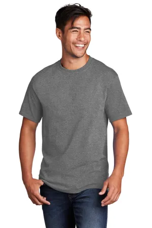 Port & Company Mens Core Short Sleeve Crewneck T-Shirt - Heather Graphite Grey  Buy the latest Clothing Port-Company