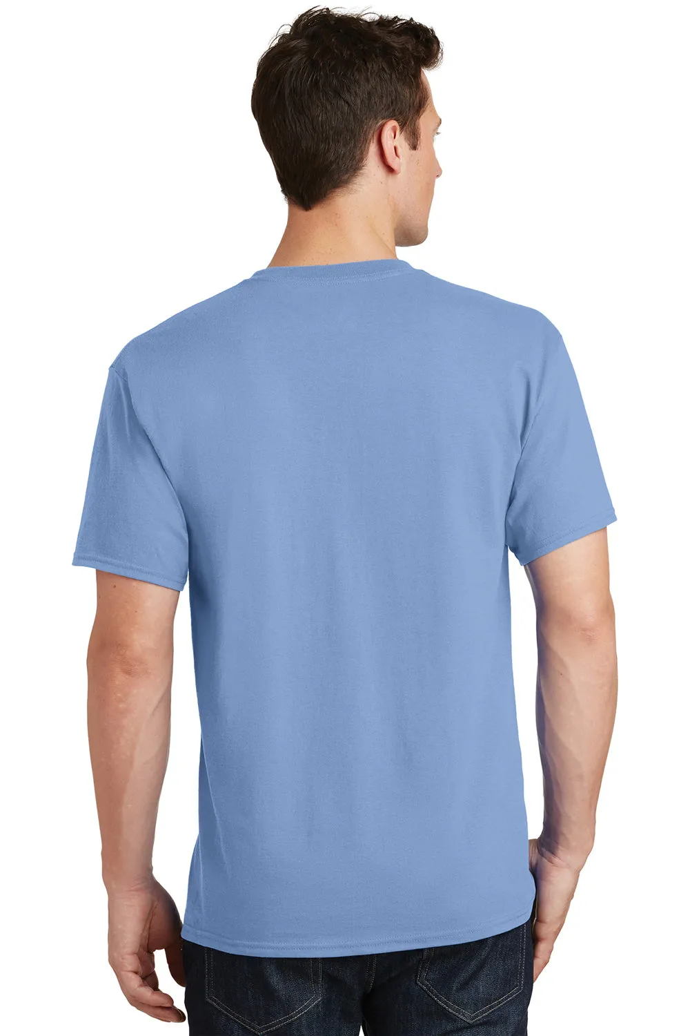 Port & Company Mens Core Short Sleeve Crewneck T-Shirt - Light Blue  Buy the latest Clothing Port-Company