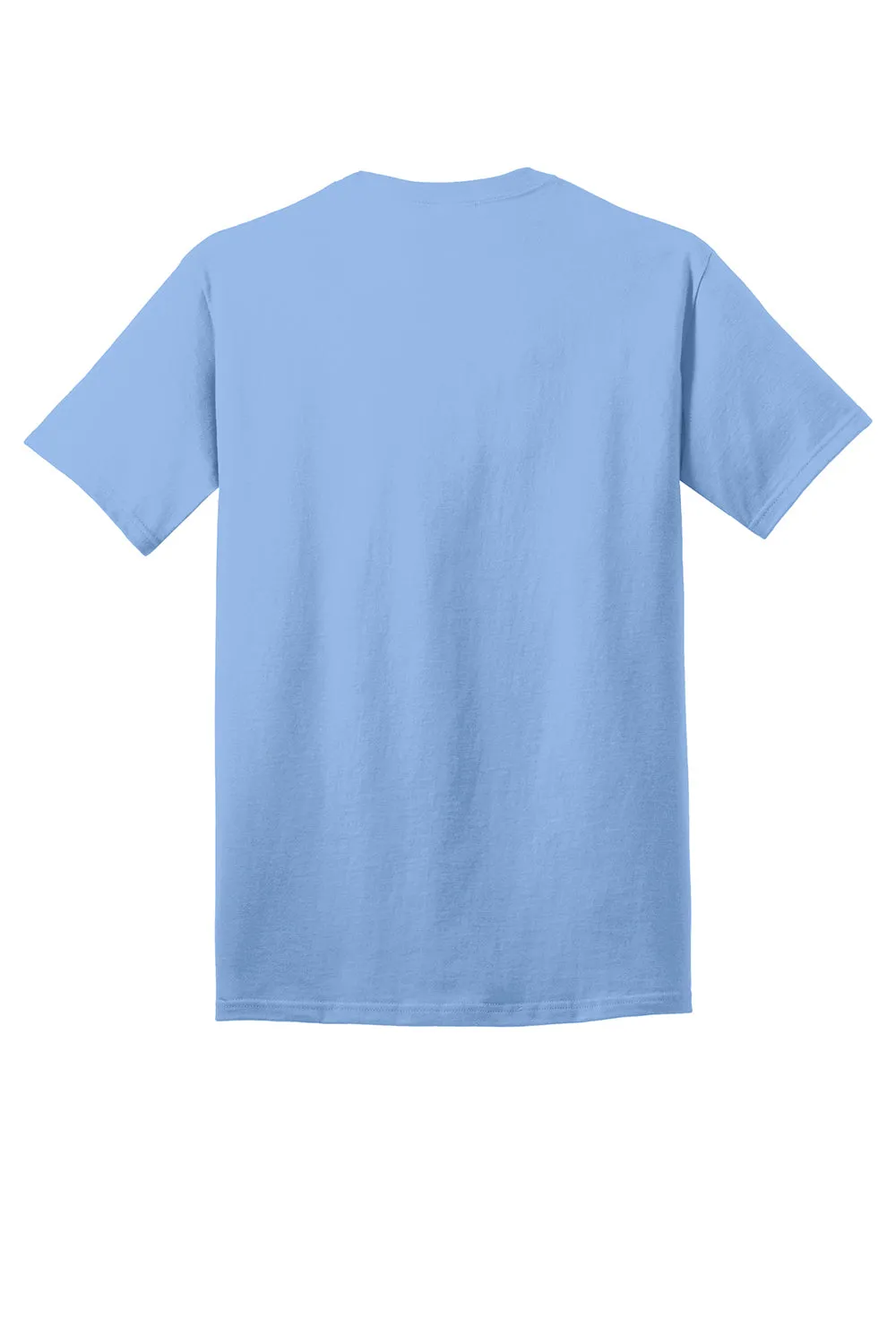 Port & Company Mens Core Short Sleeve Crewneck T-Shirt - Light Blue  Buy the latest Clothing Port-Company
