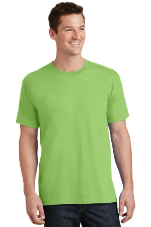 Port & Company Mens Core Short Sleeve Crewneck T-Shirt - Lime Green  Buy the latest Clothing Port-Company