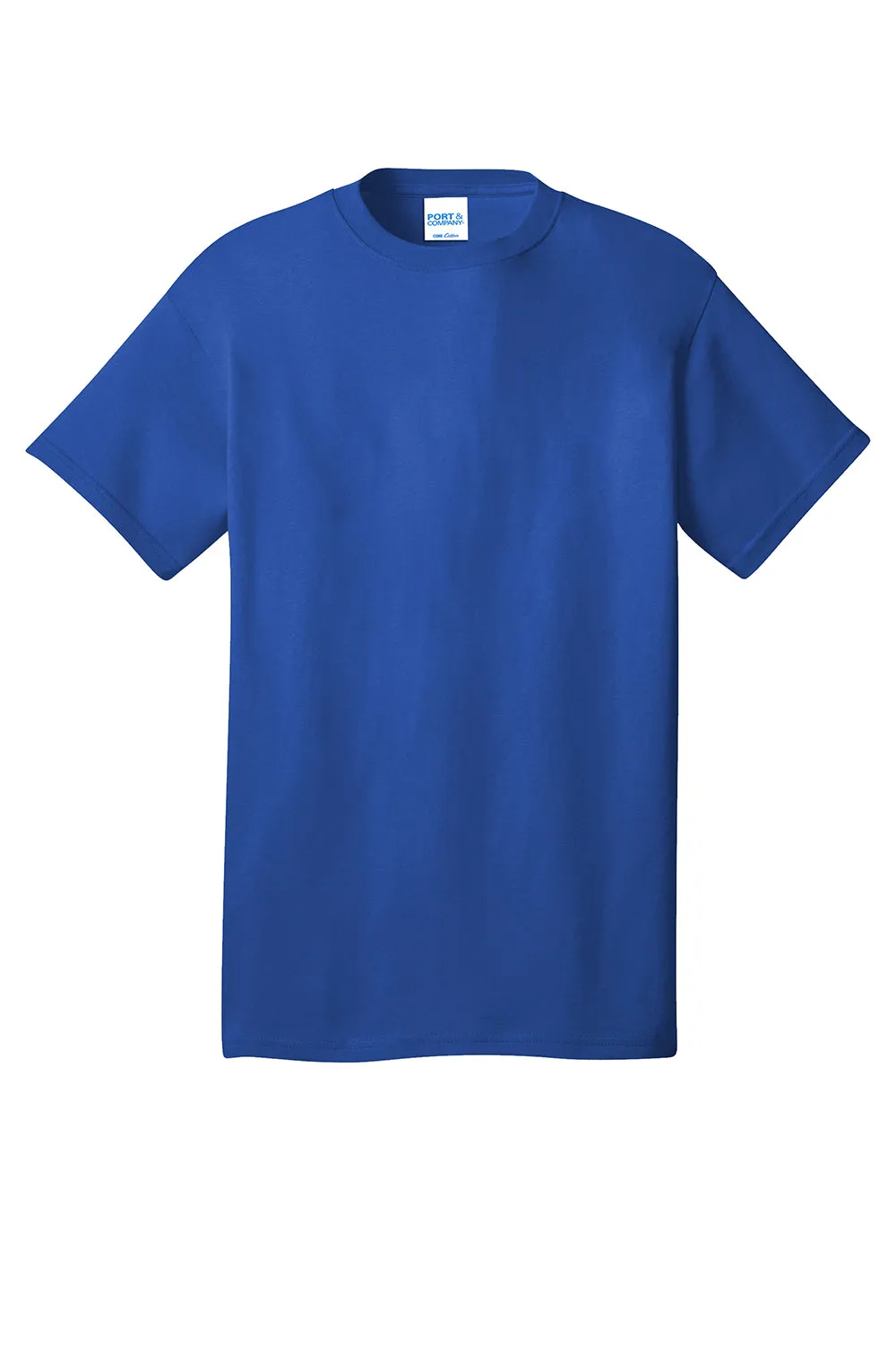 Port & Company Mens Core Short Sleeve Crewneck T-Shirt - True Royal Blue  Buy the latest Clothing Port-Company