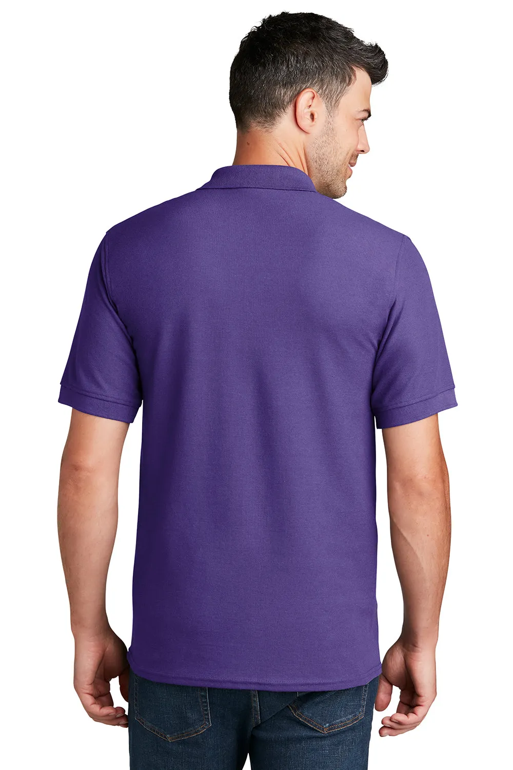 Port & Company Mens Core Stain Resistant Short Sleeve Polo Shirt - Purple  Buy the latest Clothing Port-Company