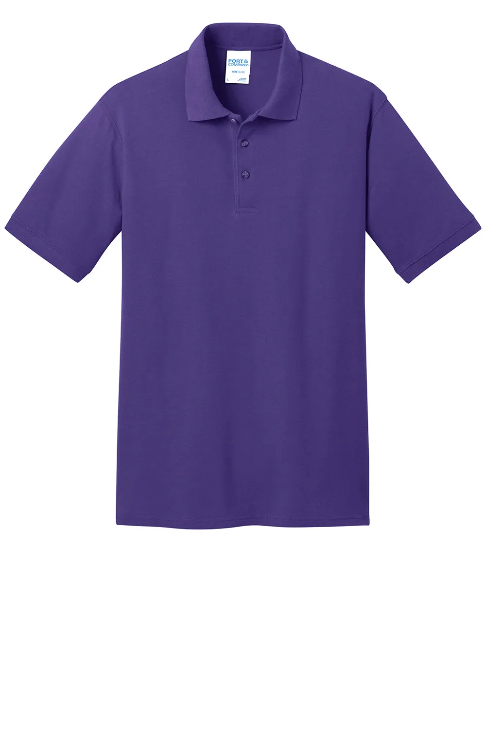 Port & Company Mens Core Stain Resistant Short Sleeve Polo Shirt - Purple  Buy the latest Clothing Port-Company