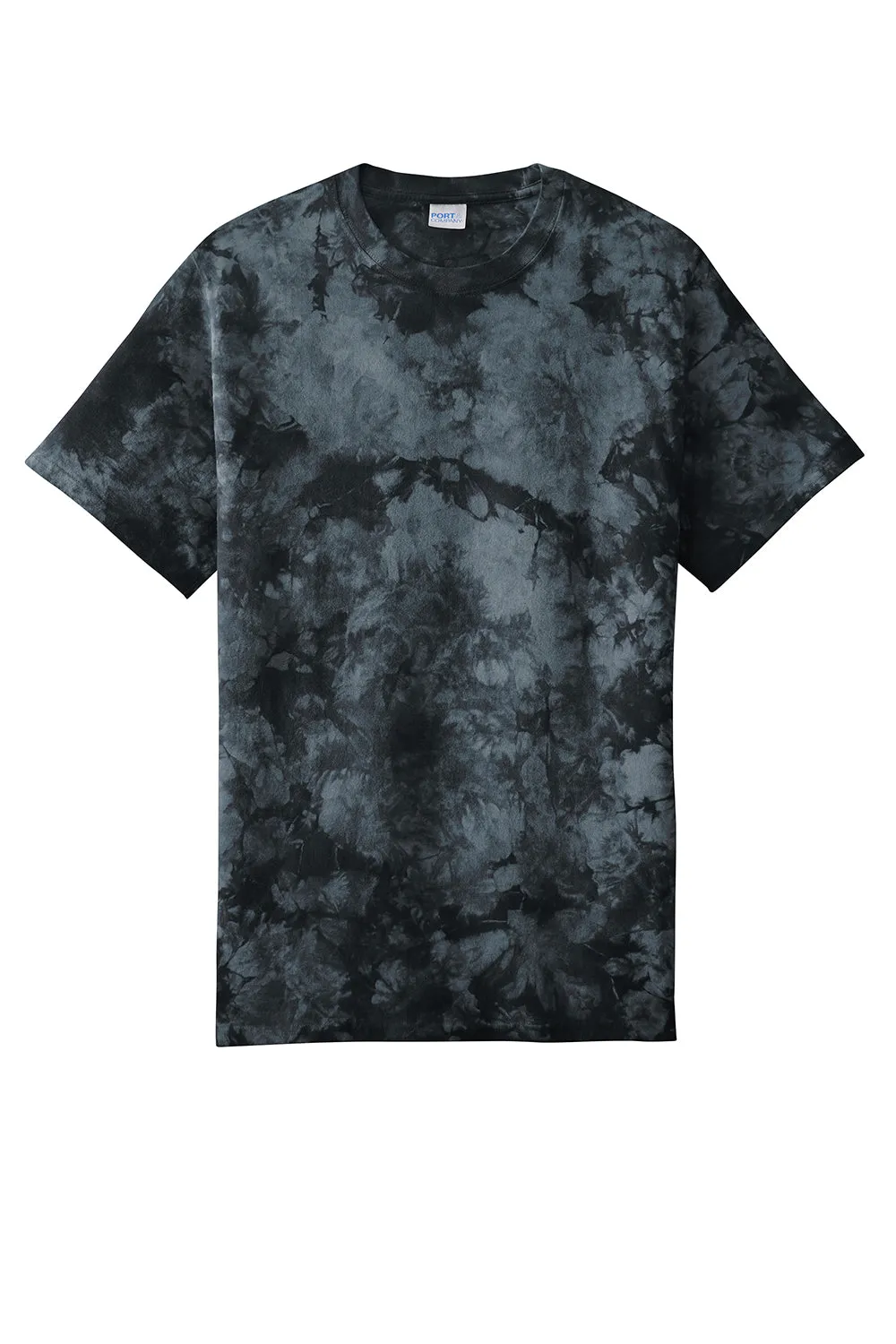 Port & Company Mens Crystal Tie-Dye Short Sleeve Crewneck T-Shirt - Black  Buy the latest Clothing Port-Company