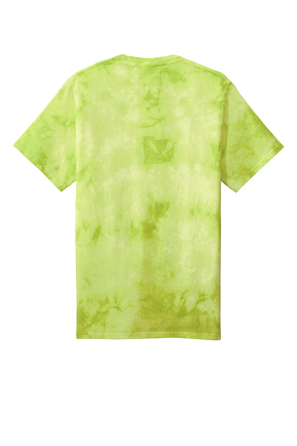 Port & Company Mens Crystal Tie-Dye Short Sleeve Crewneck T-Shirt - Lemon Lime  Buy the latest Clothing Port-Company