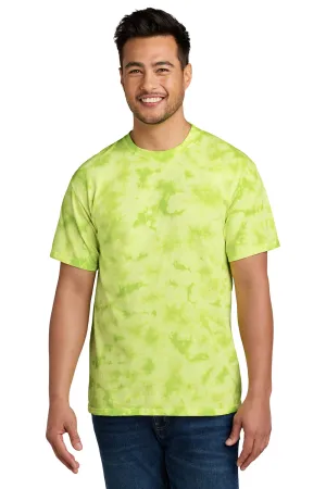 Port & Company Mens Crystal Tie-Dye Short Sleeve Crewneck T-Shirt - Lemon Lime  Buy the latest Clothing Port-Company
