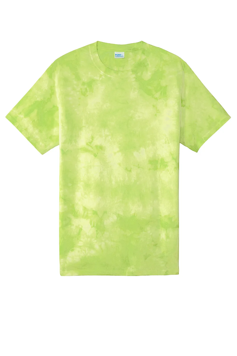 Port & Company Mens Crystal Tie-Dye Short Sleeve Crewneck T-Shirt - Lemon Lime  Buy the latest Clothing Port-Company
