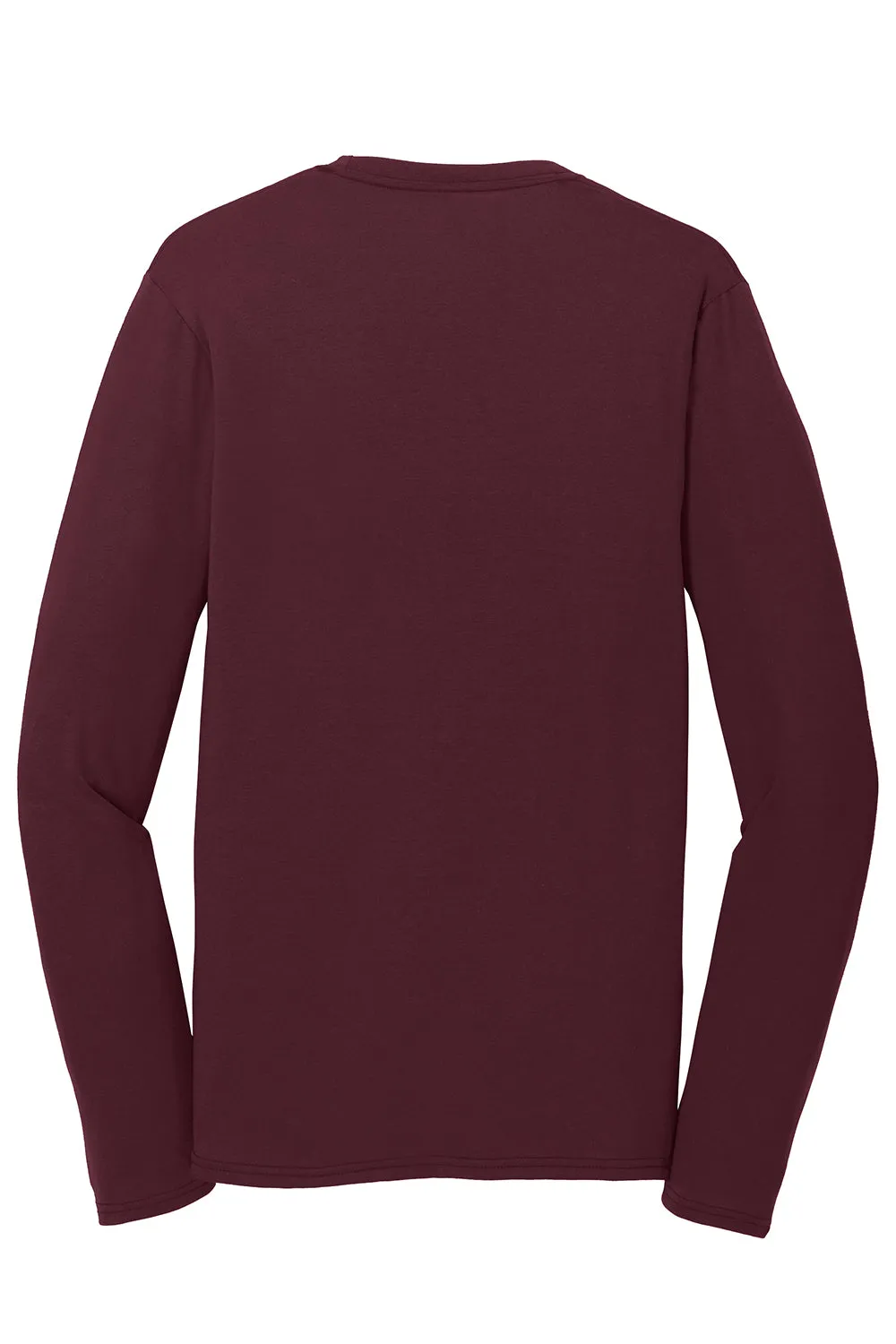 Port & Company Mens Dry Zone Performance Moisture Wicking Long Sleeve Crewneck T-Shirt - Athletic Maroon  Buy the latest Clothing Port-Company