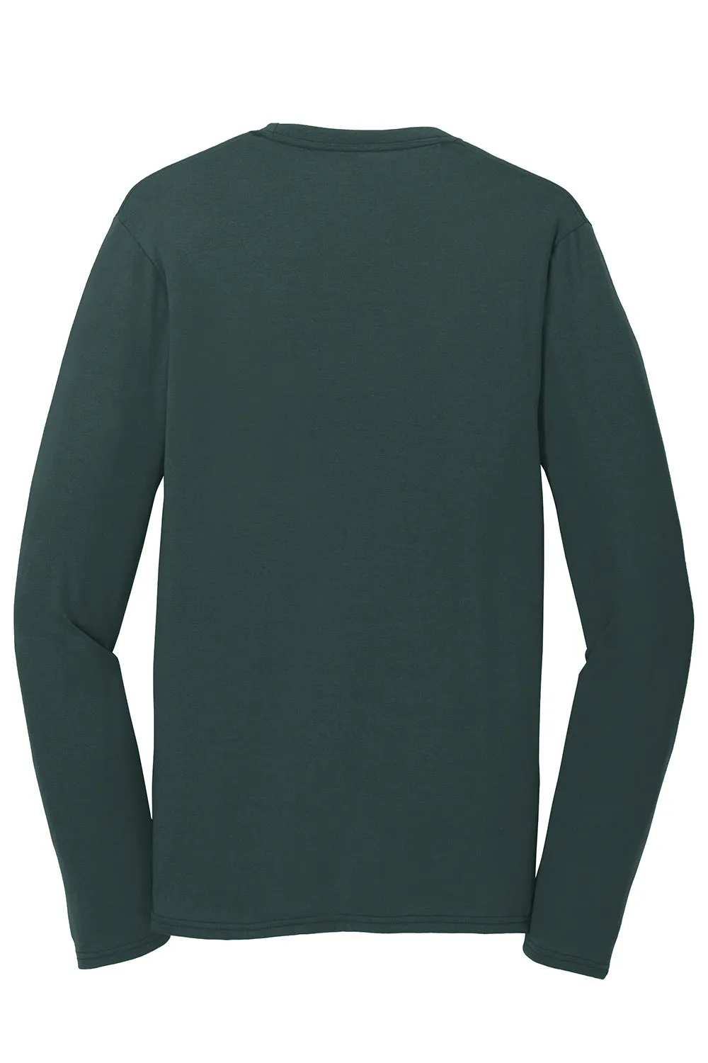 Port & Company Mens Dry Zone Performance Moisture Wicking Long Sleeve Crewneck T-Shirt - Dark Green  Buy the latest Clothing Port-Company