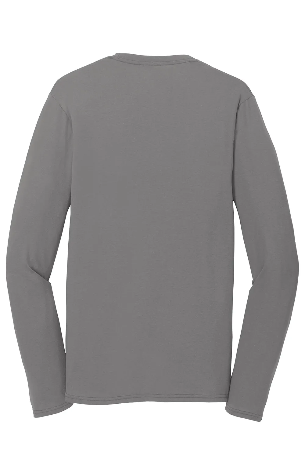 Port & Company Mens Dry Zone Performance Moisture Wicking Long Sleeve Crewneck T-Shirt - Medium Grey  Buy the latest Clothing Port-Company