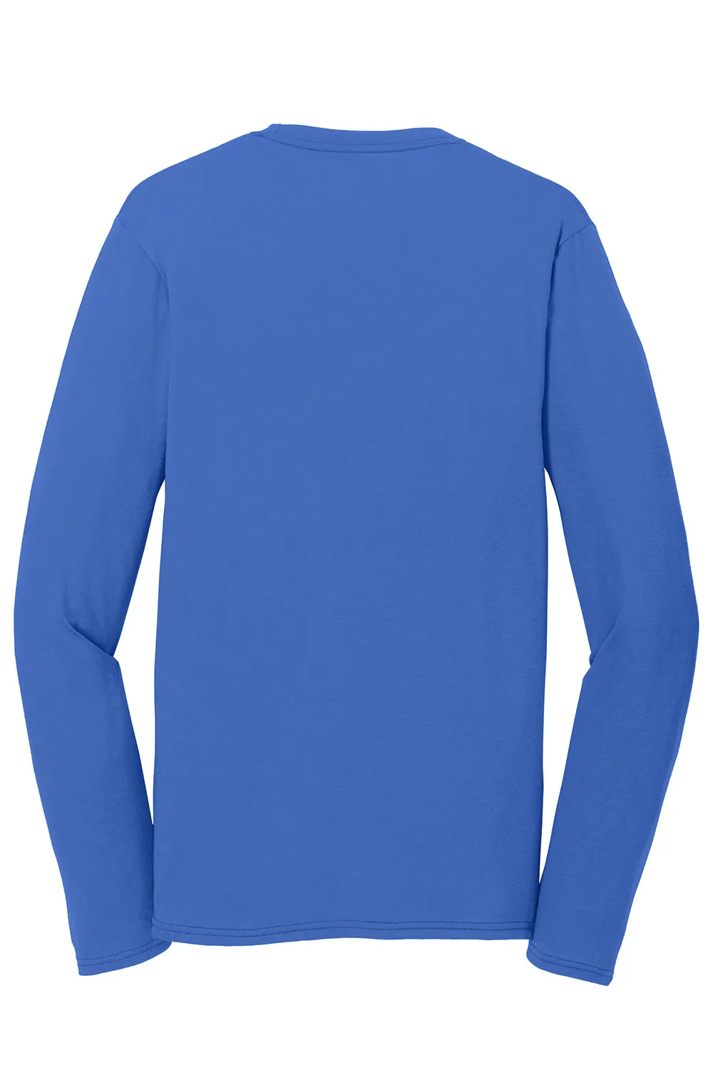 Port & Company Mens Dry Zone Performance Moisture Wicking Long Sleeve Crewneck T-Shirt - True Royal Blue  Buy the latest Clothing Port-Company