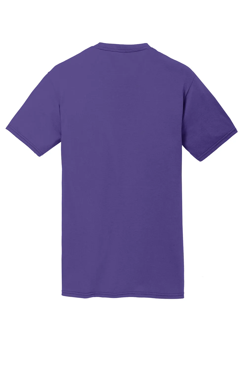 Port & Company Mens Dry Zone Performance Moisture Wicking Short Sleeve Crewneck T-Shirt - Purple  Buy the latest Clothing Port-Company