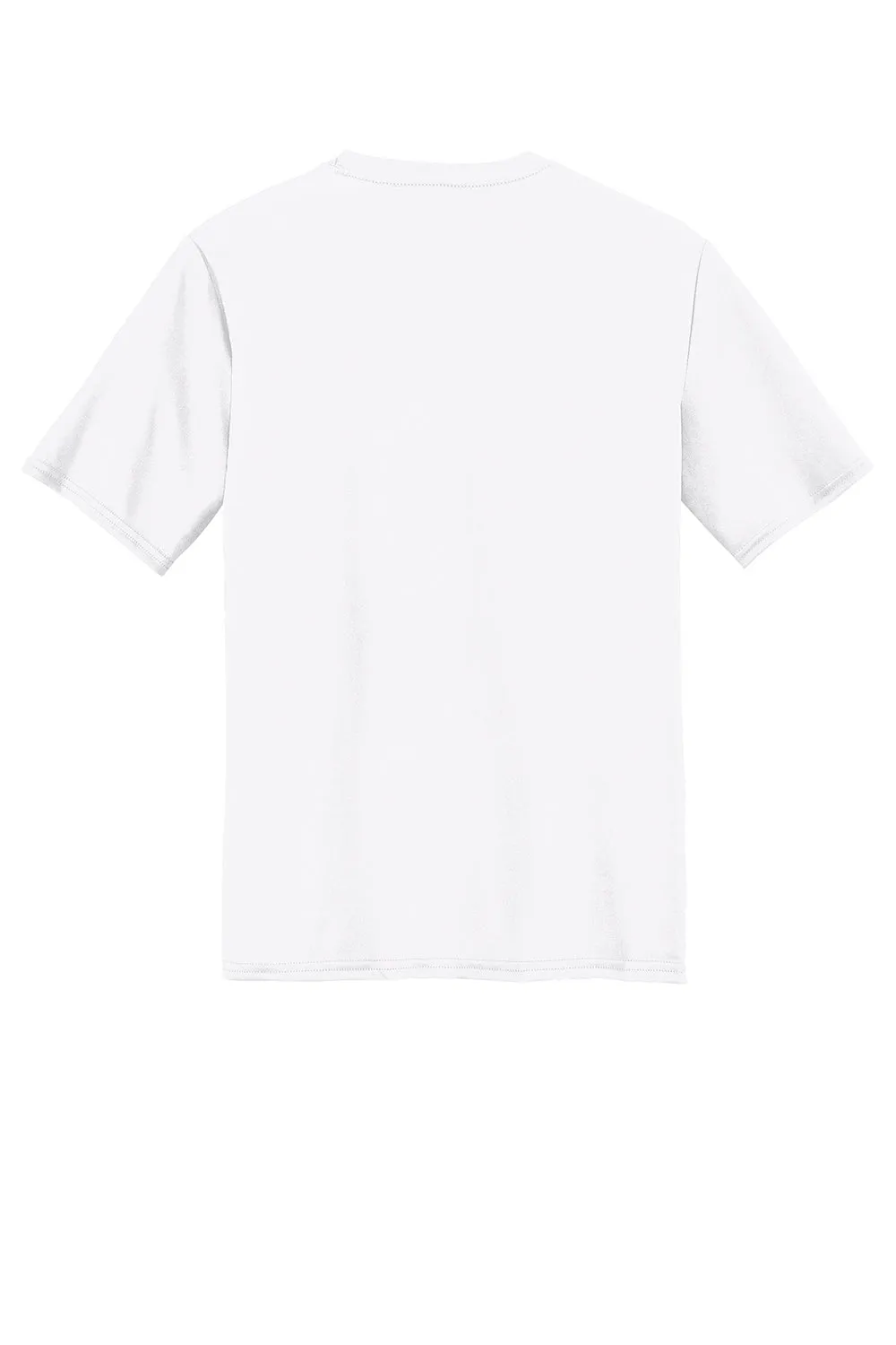 Port & Company Mens Dry Zone Performance Moisture Wicking Short Sleeve Crewneck T-Shirt - White  Buy the latest Clothing Port-Company