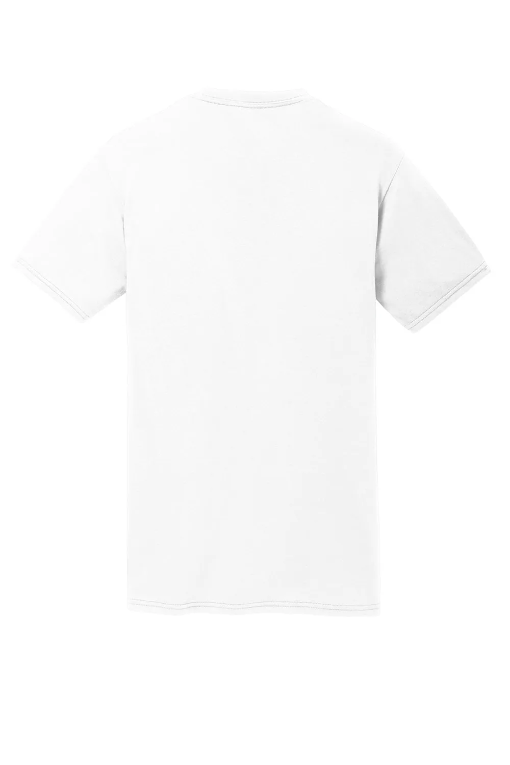 Port & Company Mens Dry Zone Performance Moisture Wicking Short Sleeve Crewneck T-Shirt - White  Buy the latest Clothing Port-Company