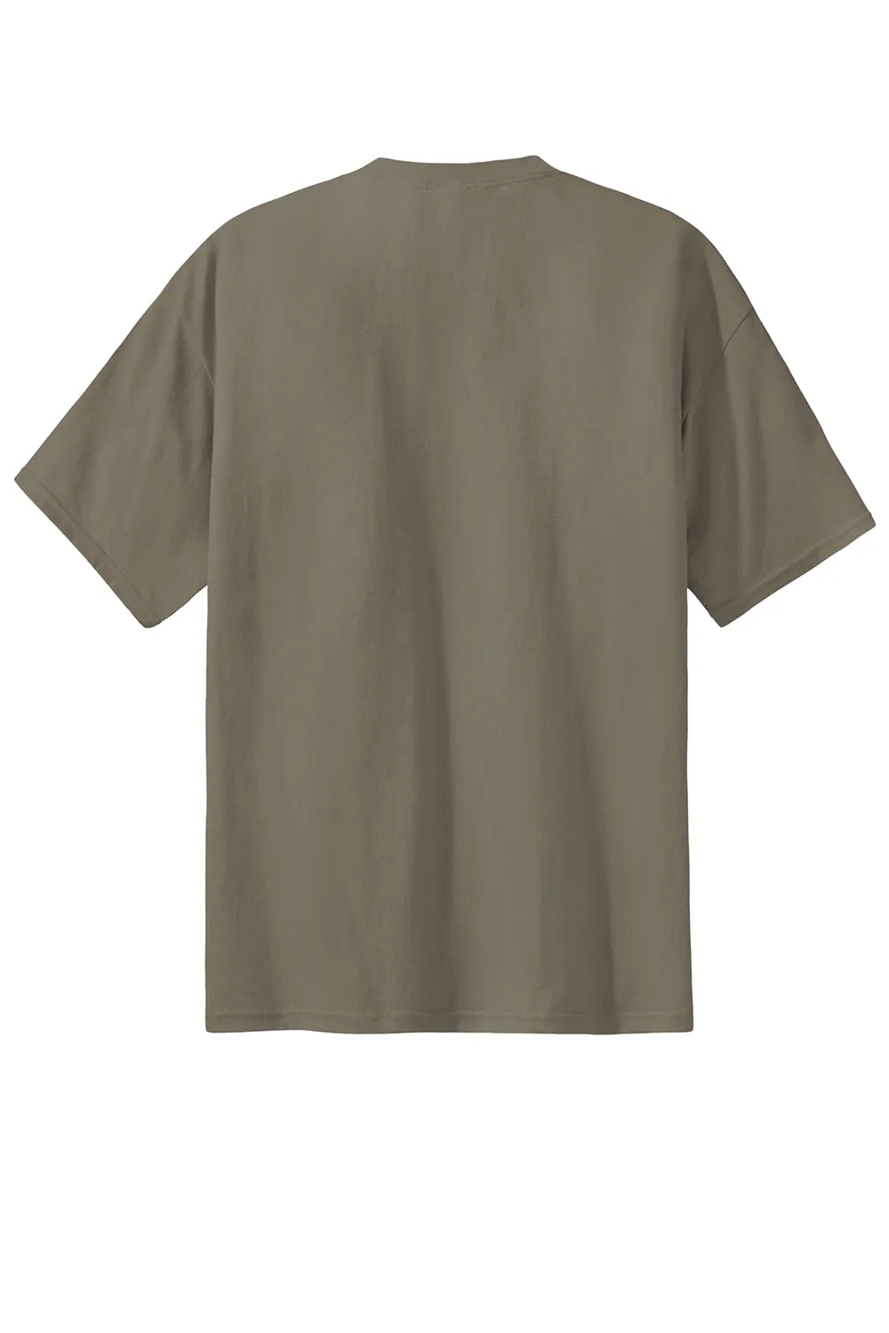Port & Company Mens Essential Short Sleeve Crewneck T-Shirt - Dusty Brown  Buy the latest Clothing Port-Company