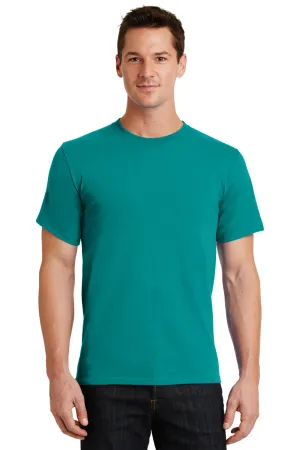 Port & Company Mens Essential Short Sleeve Crewneck T-Shirt - Jade Green  Buy the latest Clothing Port-Company