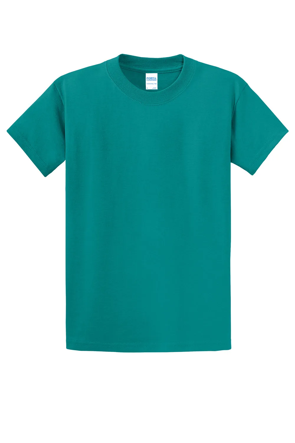 Port & Company Mens Essential Short Sleeve Crewneck T-Shirt - Jade Green  Buy the latest Clothing Port-Company
