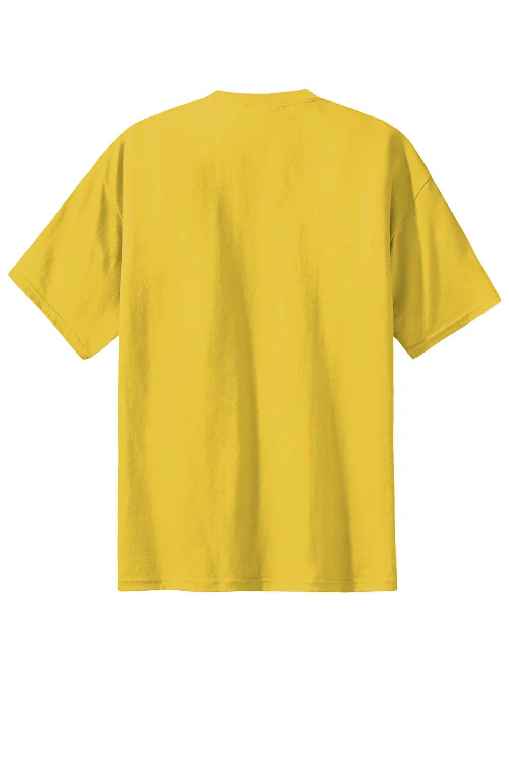 Port & Company Mens Essential Short Sleeve Crewneck T-Shirt - Lemon Yellow  Buy the latest Clothing Port-Company