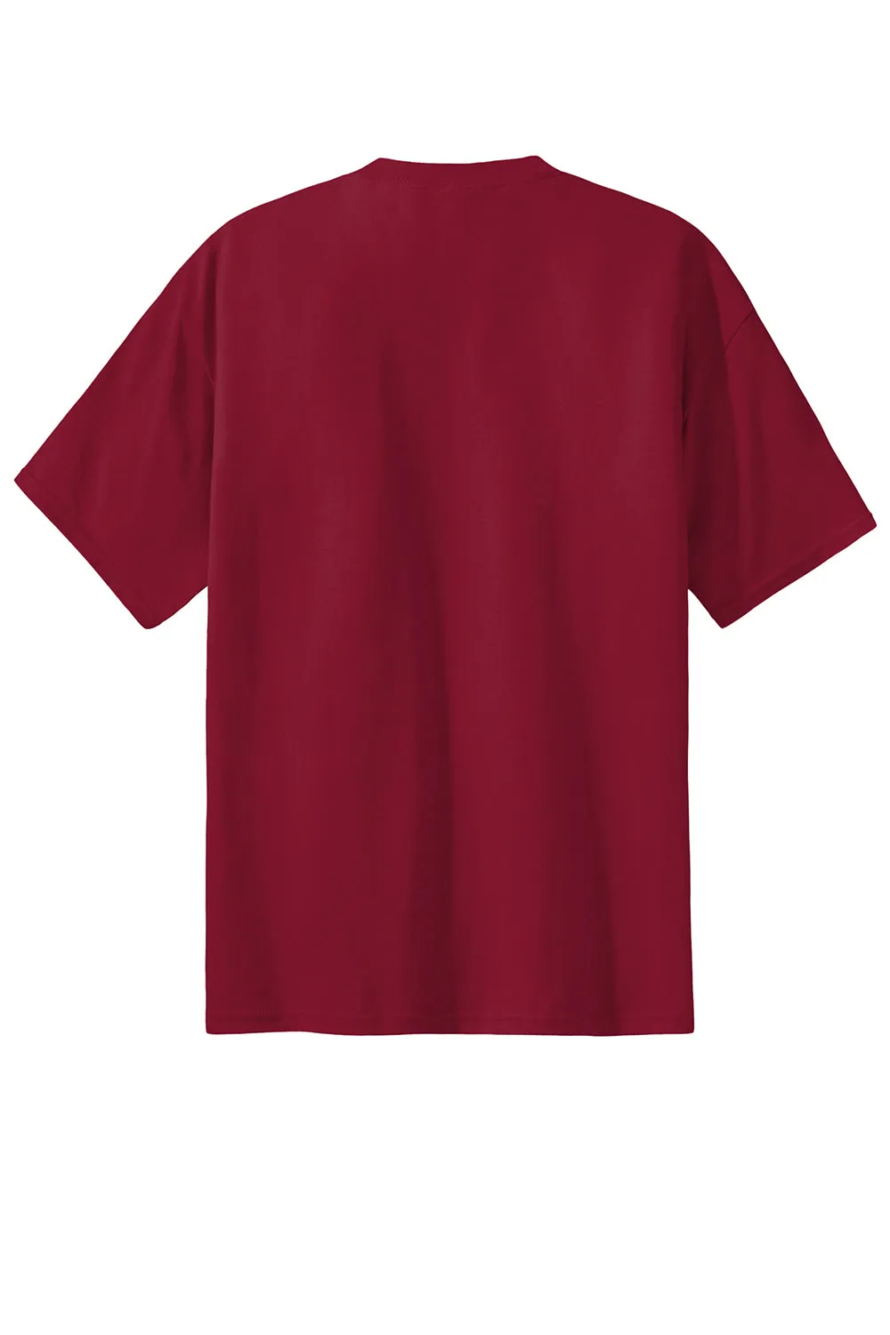 Port & Company Mens Essential Short Sleeve Crewneck T-Shirt - Rich Red  Buy the latest Clothing Port-Company