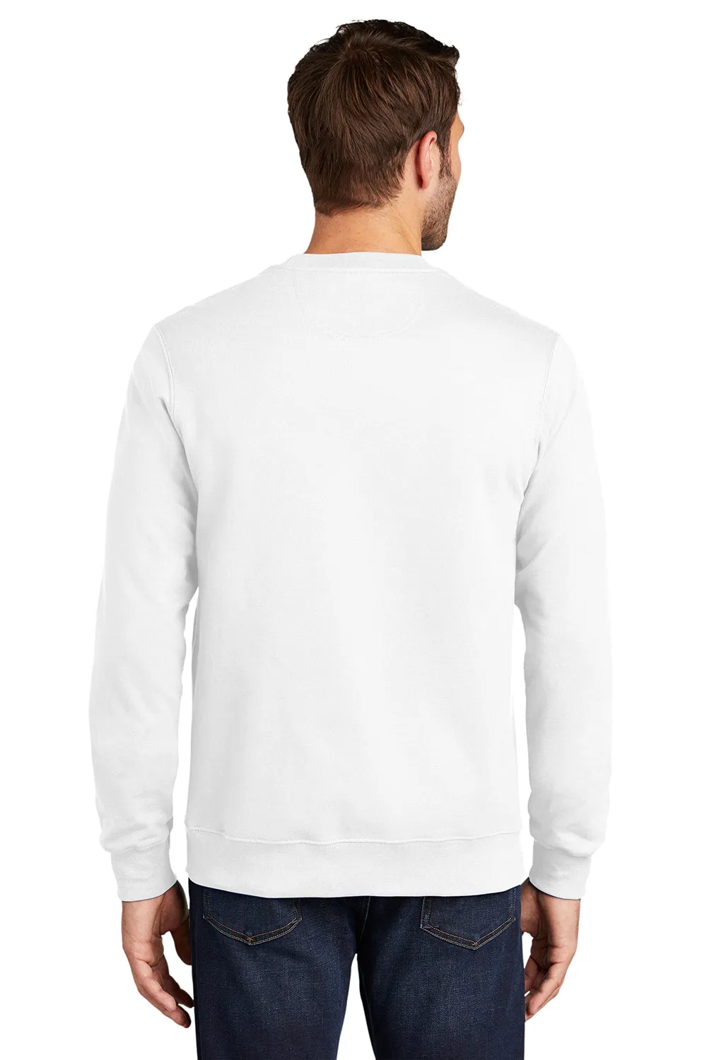 Port & Company Mens Fan Favorite Fleece Crewneck Sweatshirt - White  Buy the latest Clothing Port-Company