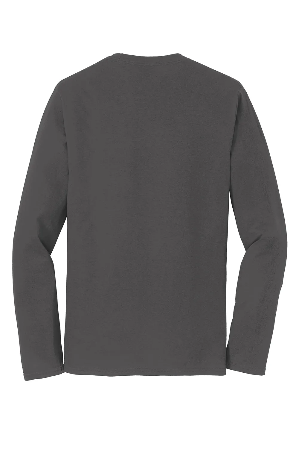 Port & Company Mens Fan Favorite Long Sleeve Crewneck T-Shirt - Charcoal Grey  Buy the latest Clothing Port-Company