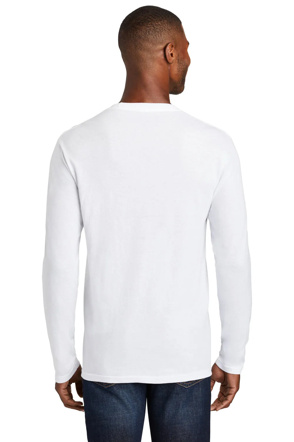 Port & Company Mens Fan Favorite Long Sleeve Crewneck T-Shirt - White  Buy the latest Clothing Port-Company