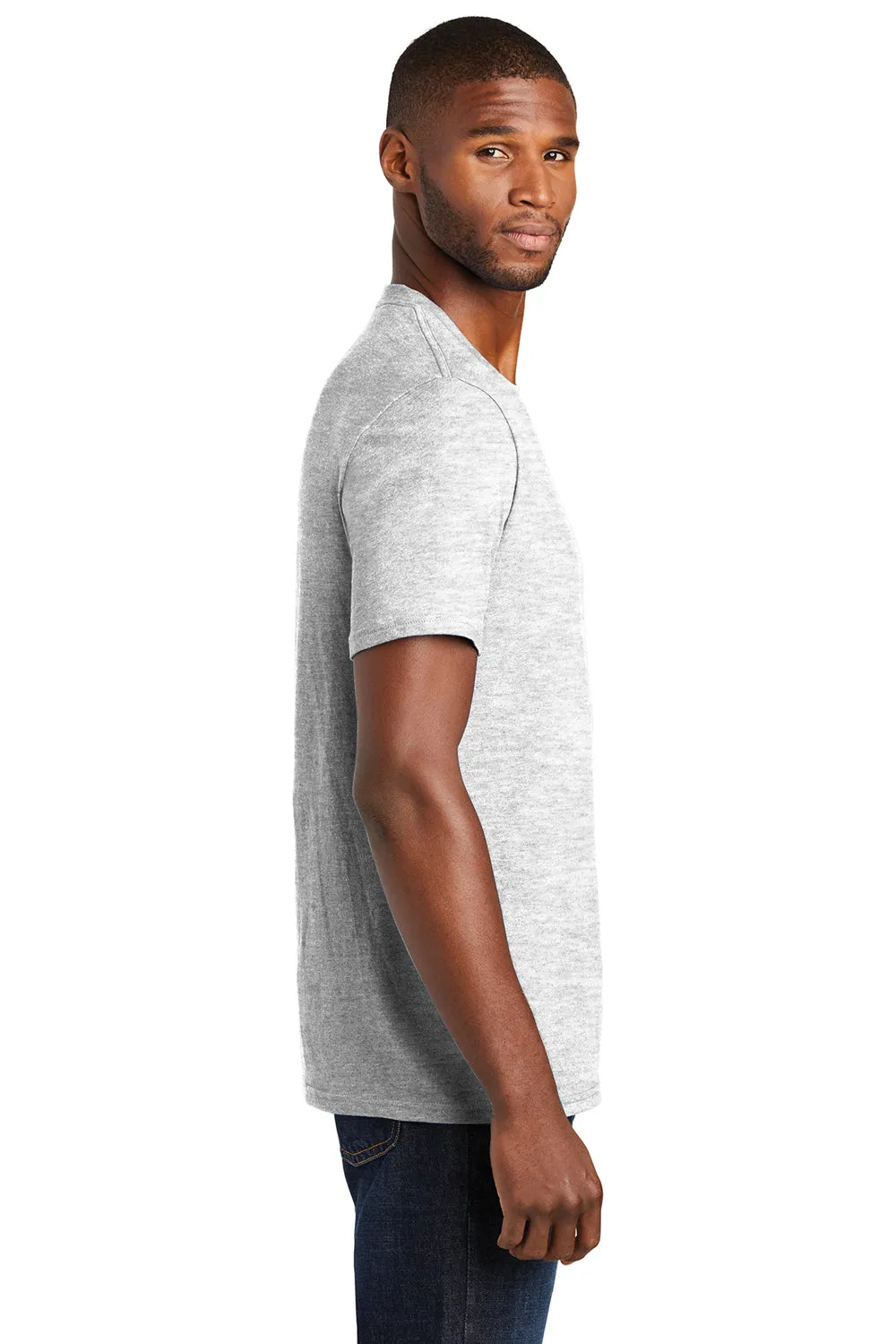 Port & Company Mens Fan Favorite Short Sleeve Crewneck T-Shirt - Ash Grey - Closeout  Buy the latest Clothing Port-Company