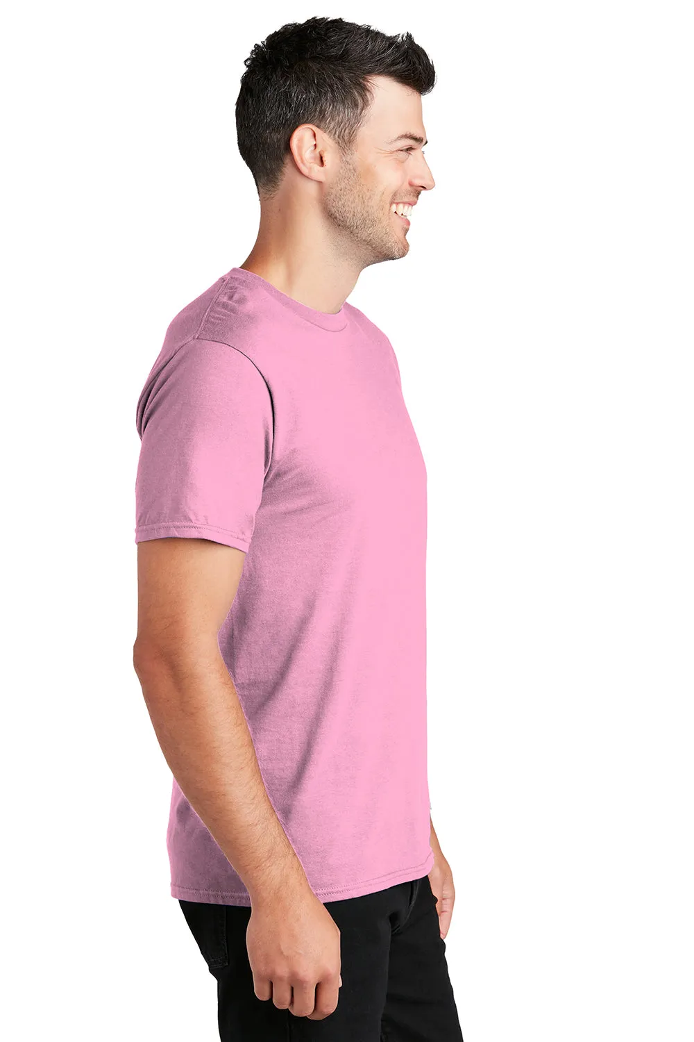 Port & Company Mens Fan Favorite Short Sleeve Crewneck T-Shirt - Candy Pink  Buy the latest Clothing Port-Company