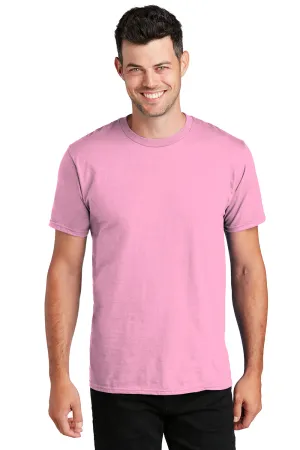 Port & Company Mens Fan Favorite Short Sleeve Crewneck T-Shirt - Candy Pink  Buy the latest Clothing Port-Company