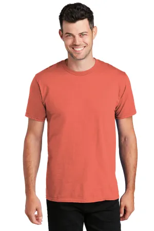 Port & Company Mens Fan Favorite Short Sleeve Crewneck T-Shirt - Coral  Buy the latest Clothing Port-Company