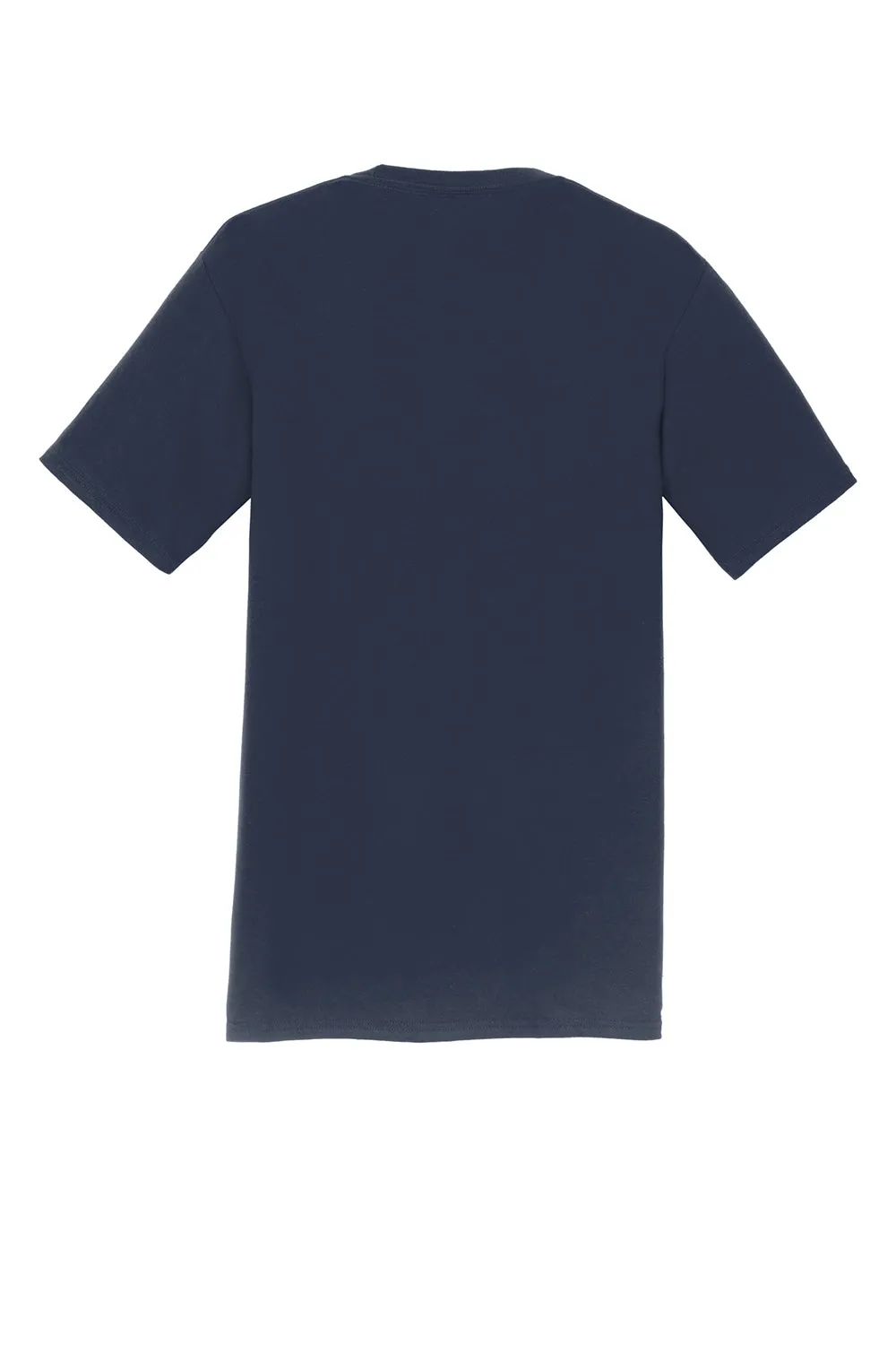 Port & Company Mens Fan Favorite Short Sleeve Crewneck T-Shirt - Deep Navy Blue  Buy the latest Clothing Port-Company
