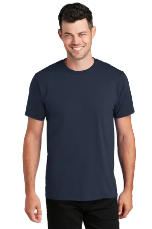Port & Company Mens Fan Favorite Short Sleeve Crewneck T-Shirt - Deep Navy Blue  Buy the latest Clothing Port-Company