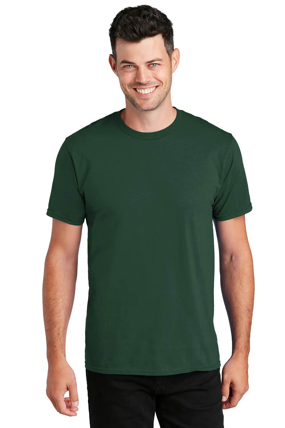 Port & Company Mens Fan Favorite Short Sleeve Crewneck T-Shirt - Forest Green  Buy the latest Clothing Port-Company