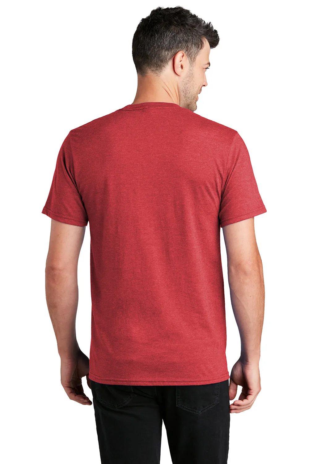 Port & Company Mens Fan Favorite Short Sleeve Crewneck T-Shirt - Heather Team Cardinal Red  Buy the latest Clothing Port-Company