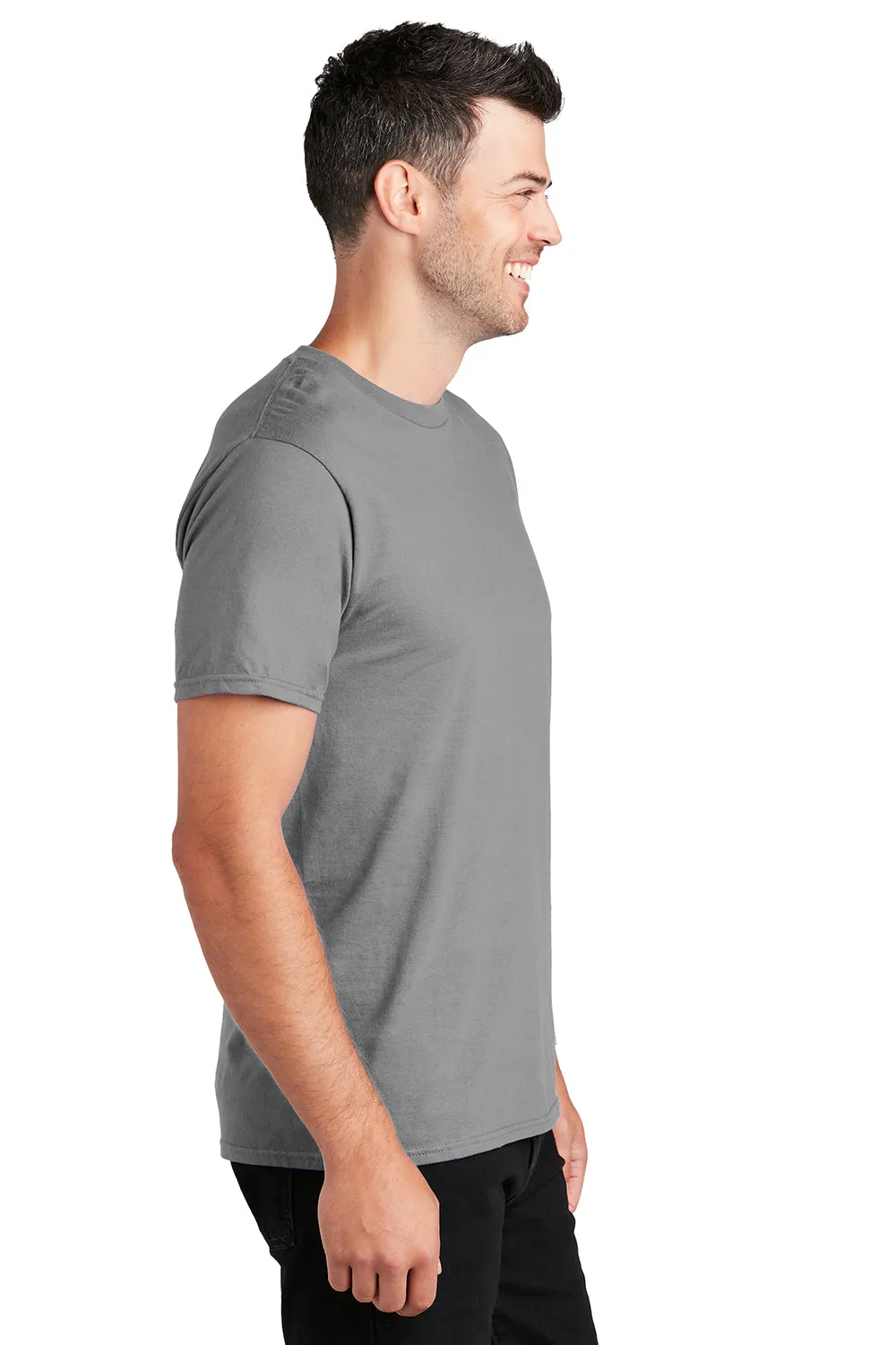 Port & Company Mens Fan Favorite Short Sleeve Crewneck T-Shirt - Medium Grey  Buy the latest Clothing Port-Company