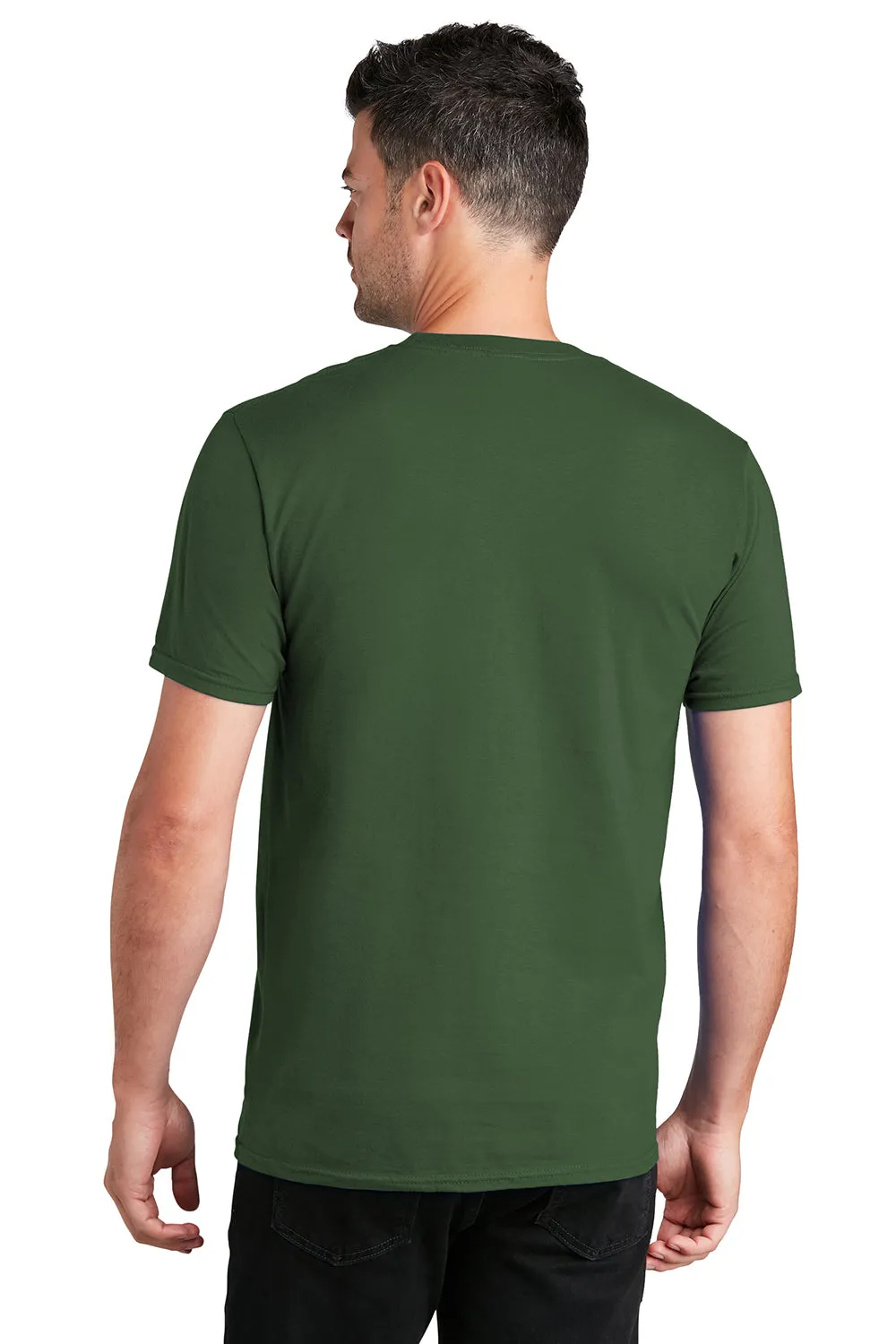 Port & Company Mens Fan Favorite Short Sleeve Crewneck T-Shirt - Olive Green  Buy the latest Clothing Port-Company