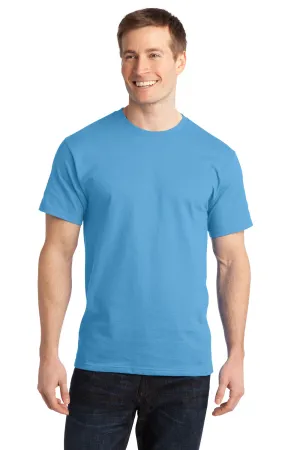 Port & Company Mens Short Sleeve Crewneck T-Shirt - Aquatic Blue  Buy the latest Clothing Port-Company