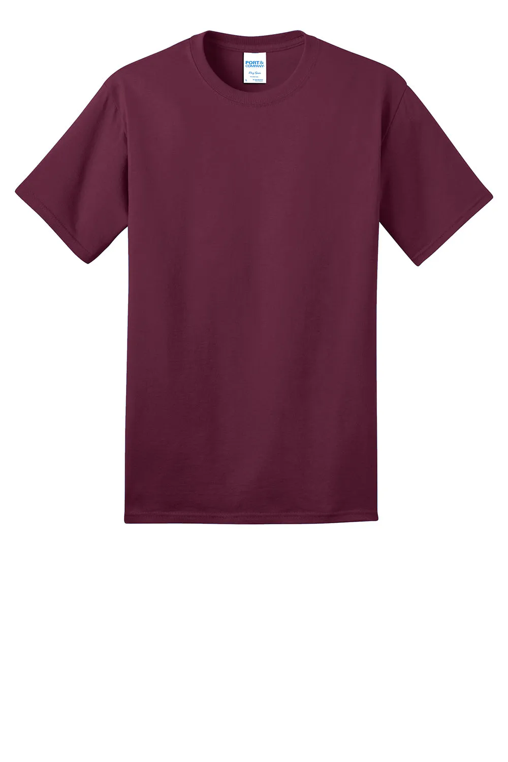 Port & Company Mens Short Sleeve Crewneck T-Shirt - Cardinal Red  Buy the latest Clothing Port-Company