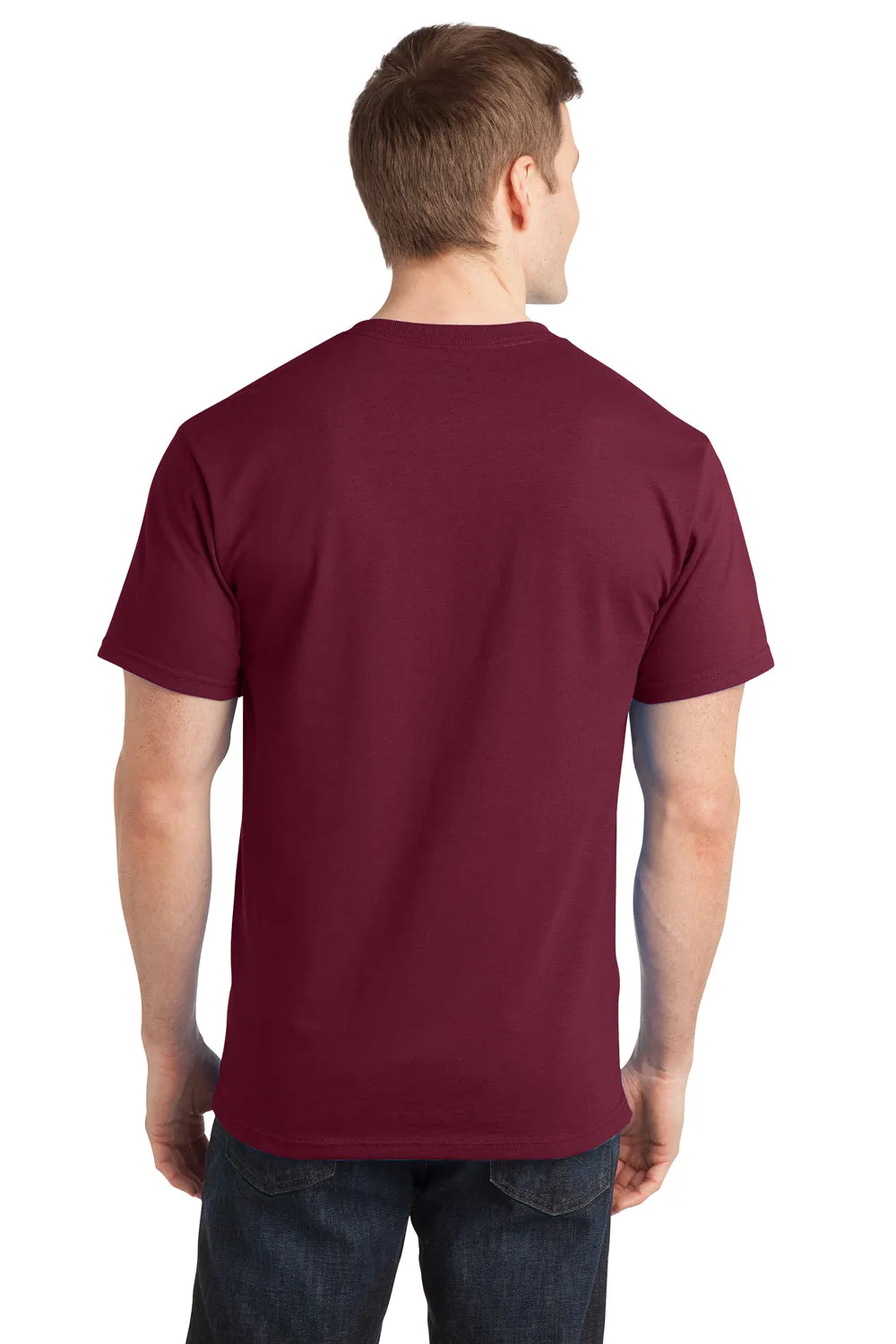 Port & Company Mens Short Sleeve Crewneck T-Shirt - Cardinal Red  Buy the latest Clothing Port-Company