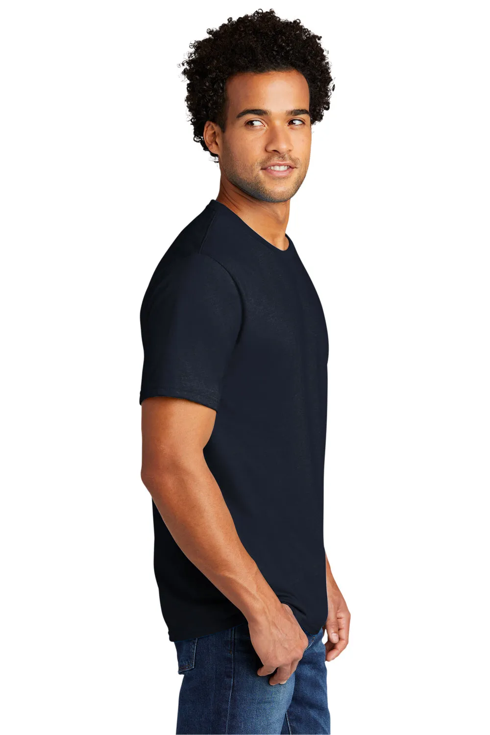 Port & Company Mens Short Sleeve Crewneck T-Shirt - Deep Navy Blue  Buy the latest Clothing Port-Company