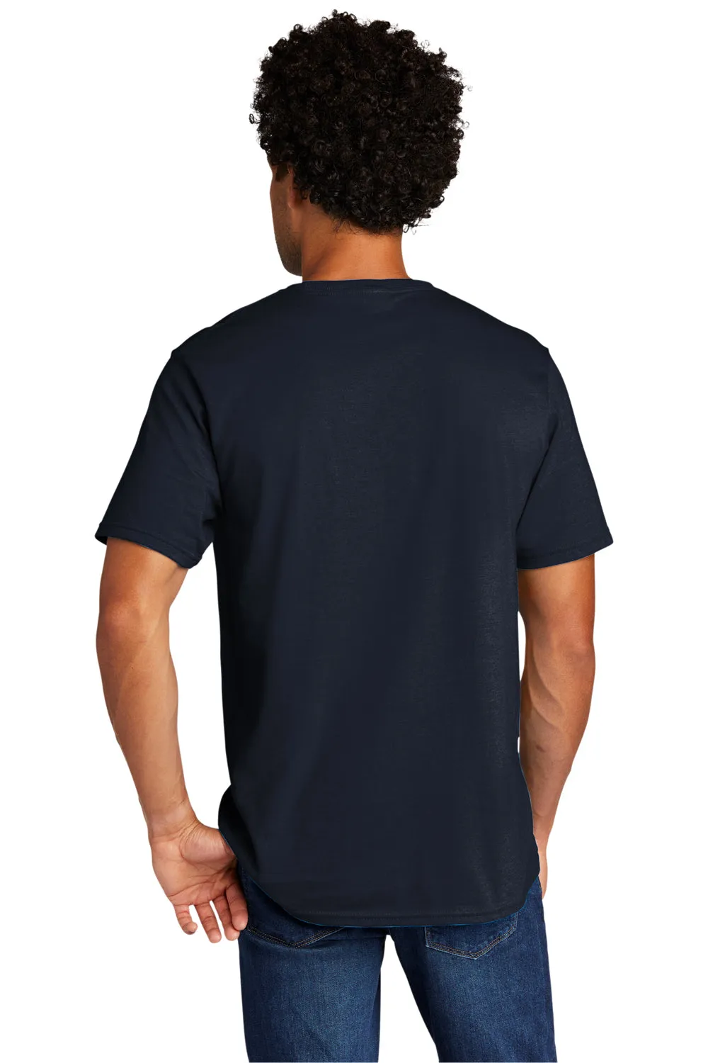 Port & Company Mens Short Sleeve Crewneck T-Shirt - Deep Navy Blue  Buy the latest Clothing Port-Company