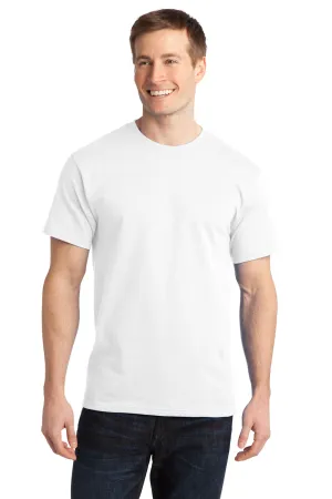 Port & Company Mens Short Sleeve Crewneck T-Shirt - White  Buy the latest Clothing Port-Company