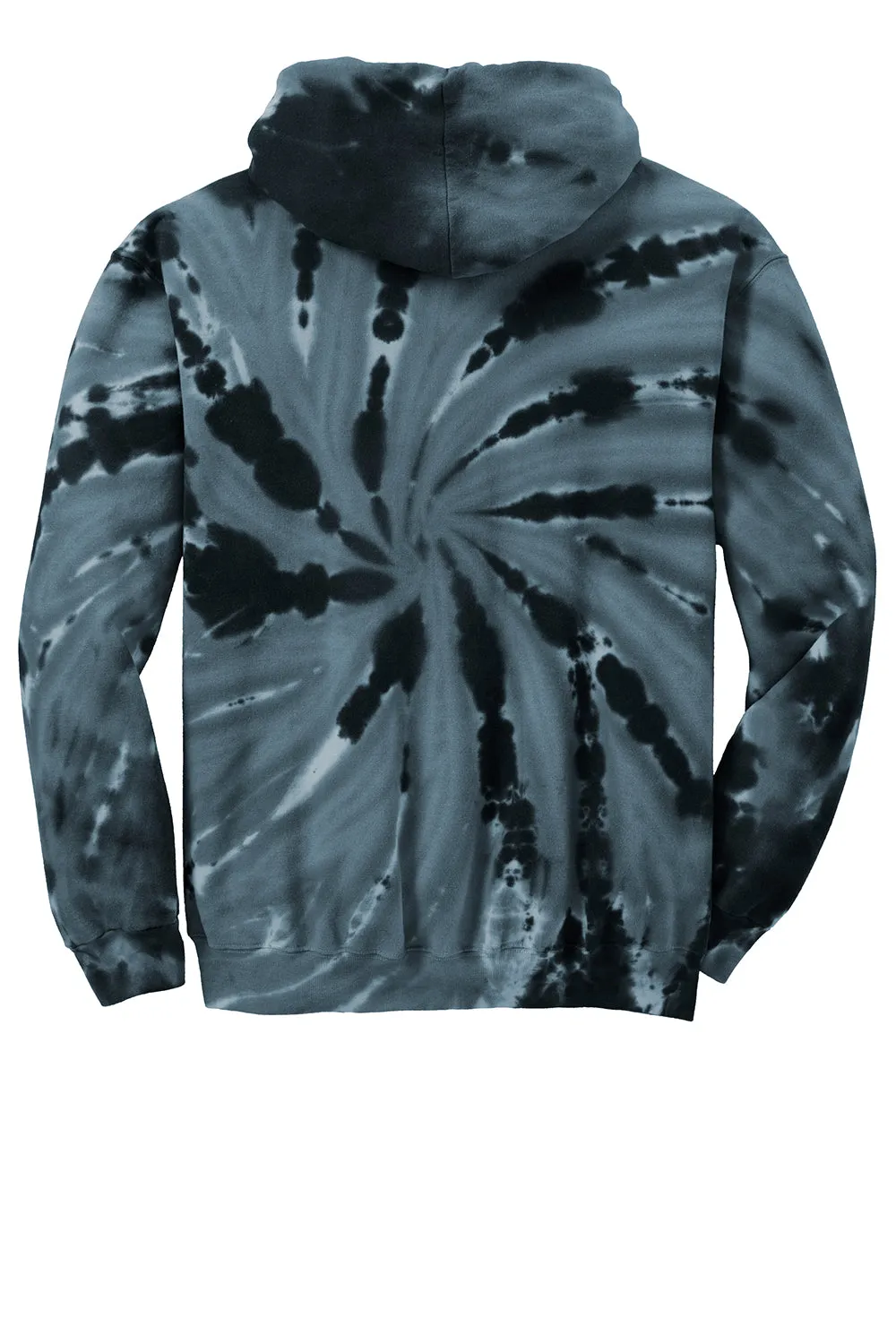 Port & Company Mens Tie-Dye Fleece Hooded Sweatshirt Hoodie w/ Pouch Pocket - Black  Buy the latest Clothing Port-Company