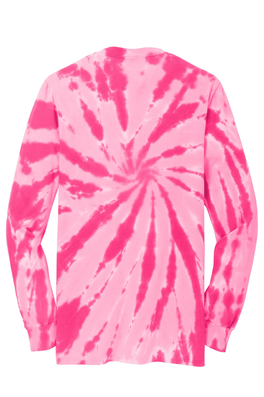 Port & Company Mens Tie-Dye Long Sleeve Crewneck T-Shirt - Pink  Buy the latest Clothing Port-Company