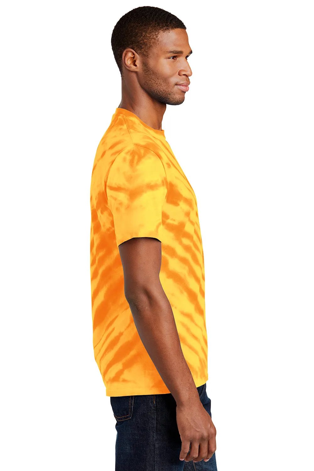 Port & Company Mens Tie-Dye Short Sleeve Crewneck T-Shirt - Gold  Buy the latest Clothing Port-Company