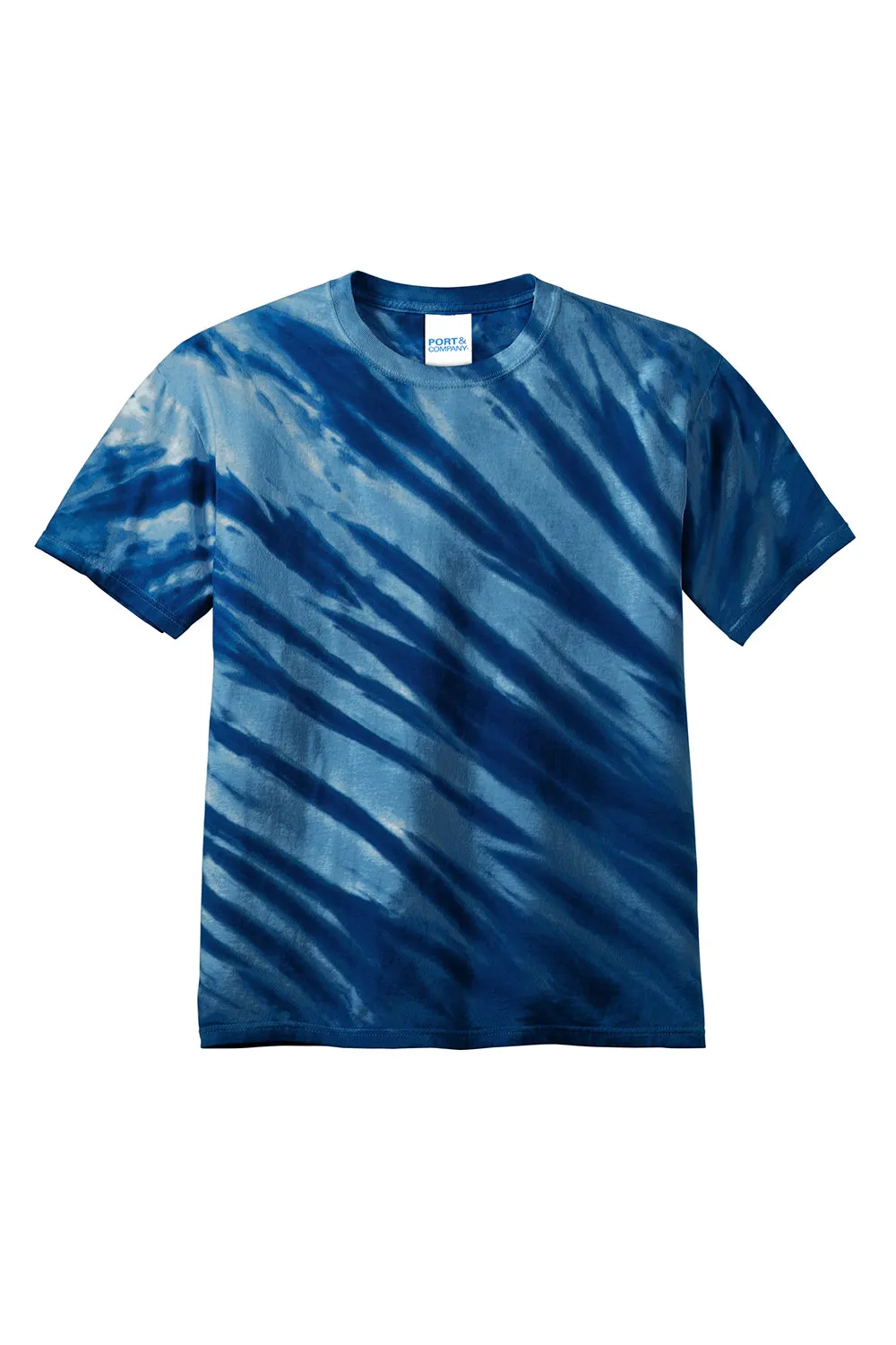 Port & Company Mens Tie-Dye Short Sleeve Crewneck T-Shirt - Navy Blue  Buy the latest Clothing Port-Company