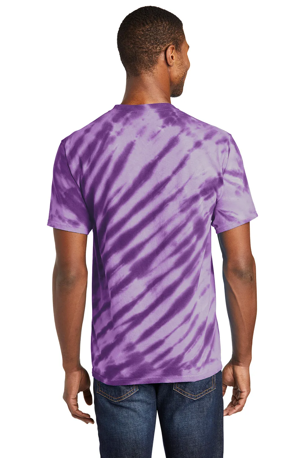 Port & Company Mens Tie-Dye Short Sleeve Crewneck T-Shirt - Purple  Buy the latest Clothing Port-Company