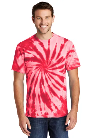 Port & Company Mens Tie-Dye Short Sleeve Crewneck T-Shirt - Red  Buy the latest Clothing Port-Company
