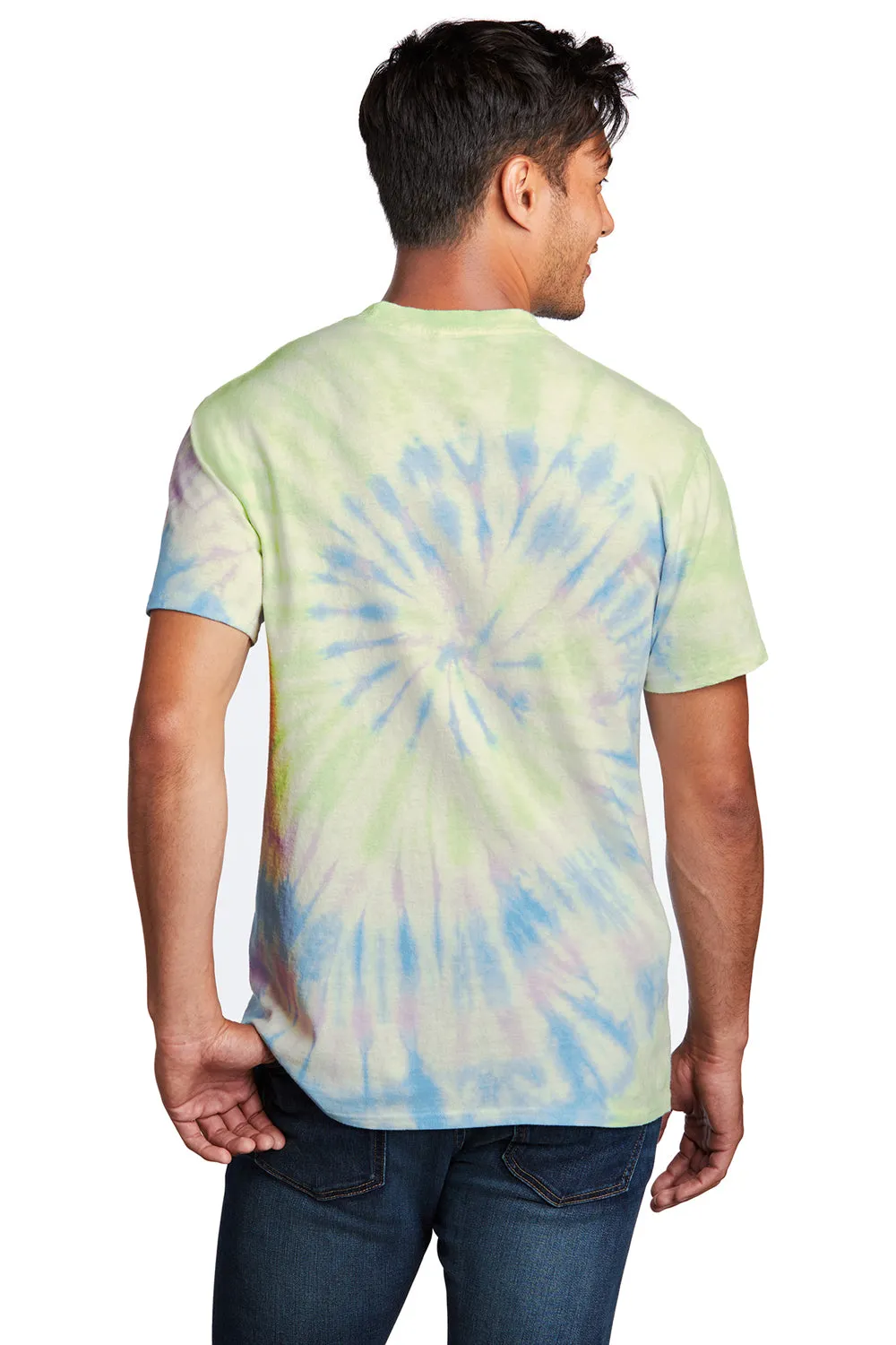 Port & Company Mens Tie-Dye Short Sleeve Crewneck T-Shirt - Watercolor Spiral  Buy the latest Clothing Port-Company