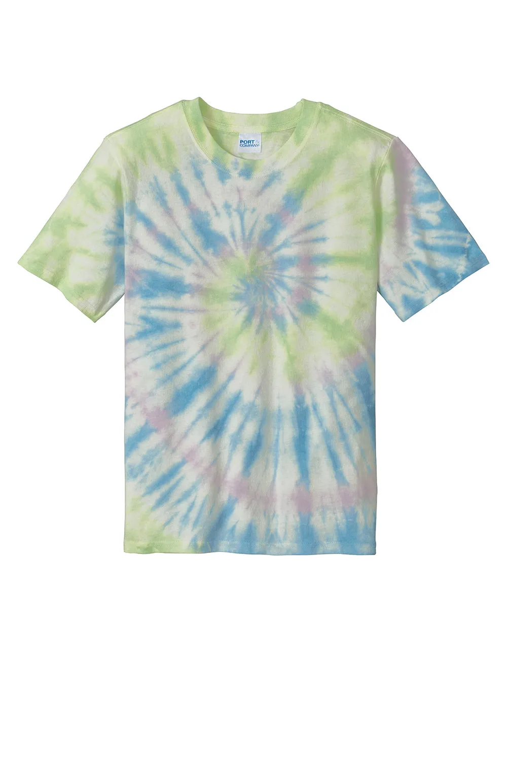 Port & Company Mens Tie-Dye Short Sleeve Crewneck T-Shirt - Watercolor Spiral  Buy the latest Clothing Port-Company
